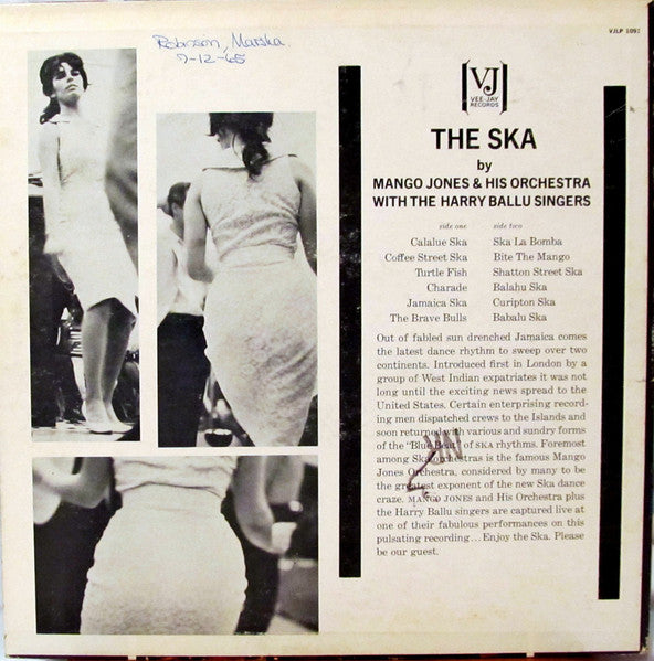 Mango Jones And His Orchestra - The Ska