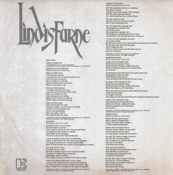 Lindisfarne - Dingly Dell