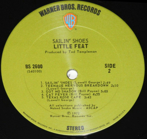 Little Feat - Sailin' Shoes