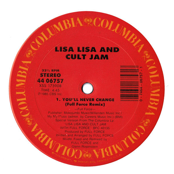 Lisa Lisa & Cult Jam - Head To Toe