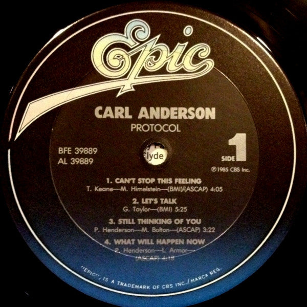 Carl Anderson - Protocol