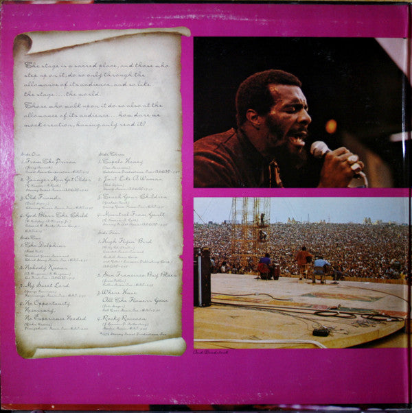 Richie Havens On Stage