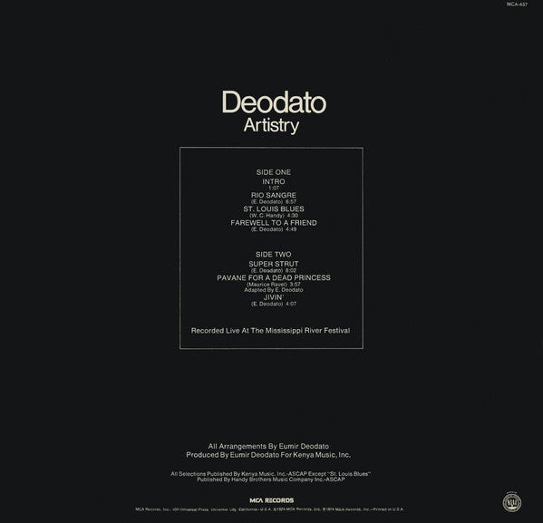 Eumir Deodato - Artistry