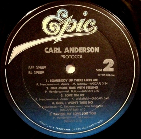 Carl Anderson - Protocol