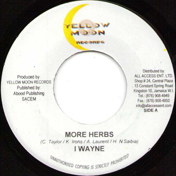 I Wayne - More Herbs