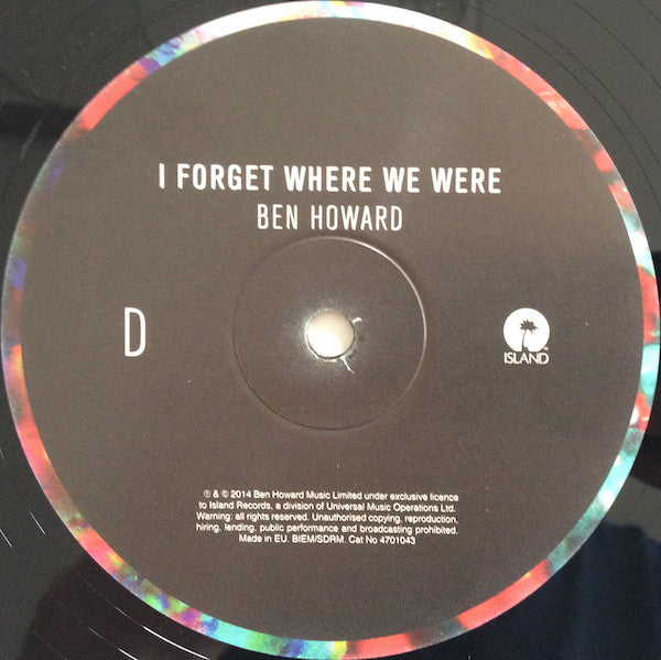 Ben Howard (2) - I Forget Where We Were