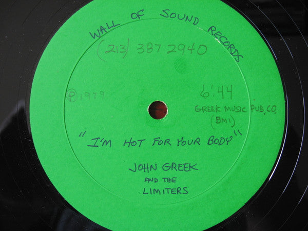 John Greek And The Limiters - I'm Hot For Your Body / Running Bear