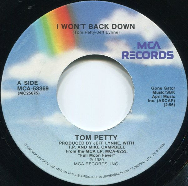 Tom Petty - I Won't Back Down / The Apartment Song