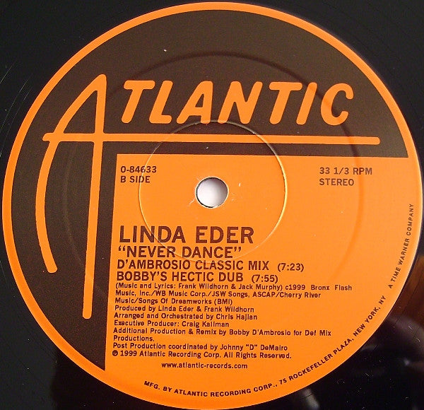 Linda Eder - Never Dance / Something To Believe In
