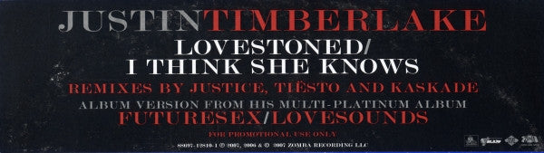 Justin Timberlake - LoveStoned / I Think She Knows (Remixes)