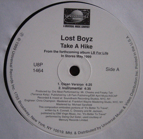 Lost Boyz - Take A Hike