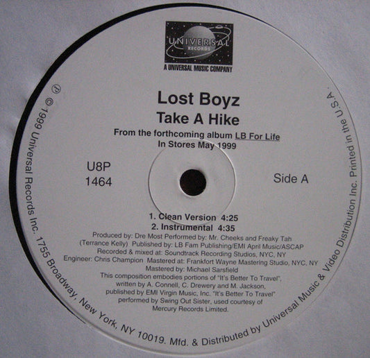 Lost Boyz - Take A Hike