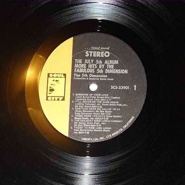 The Fifth Dimension - The July 5th Album - More Hits By The Fabulous 5th Dimension