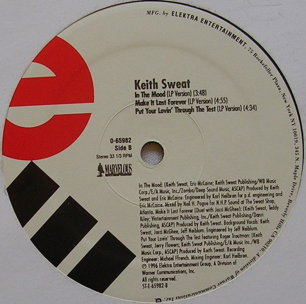 Keith Sweat - Nobody / Twisted / In The Mood