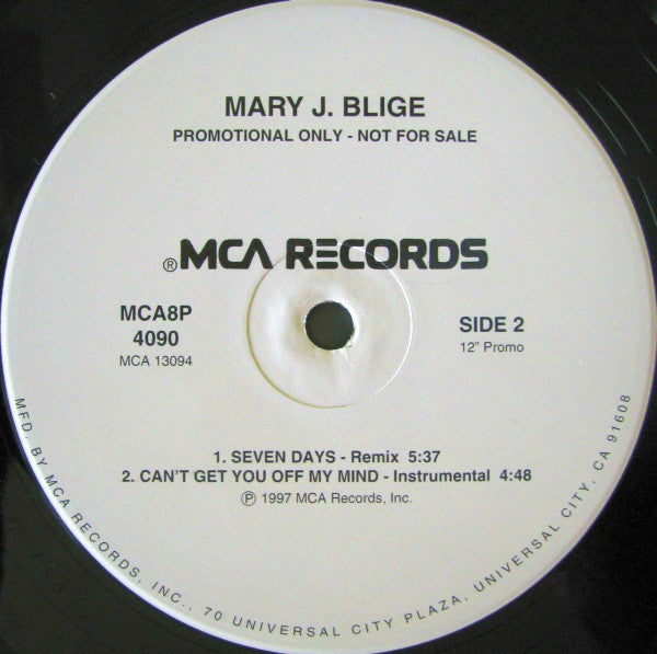 Mary J. Blige - Can't Get You Off My Mind