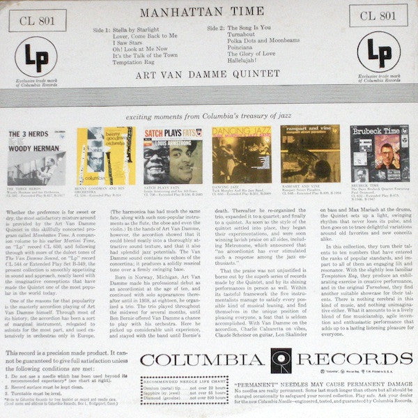The Art Van Damme Quintet - Manhattan Time