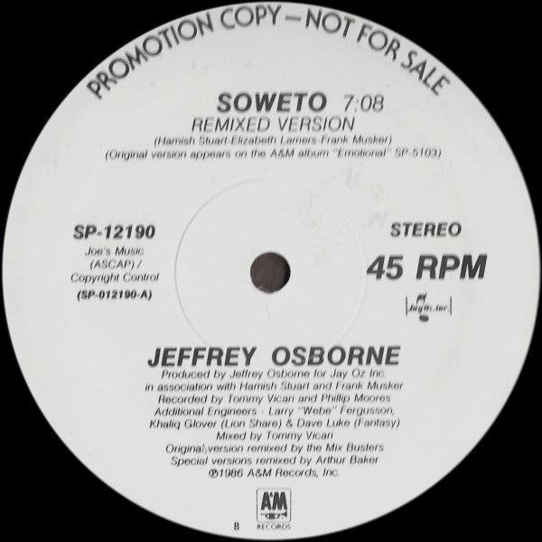 Soweto (Remixed Version)