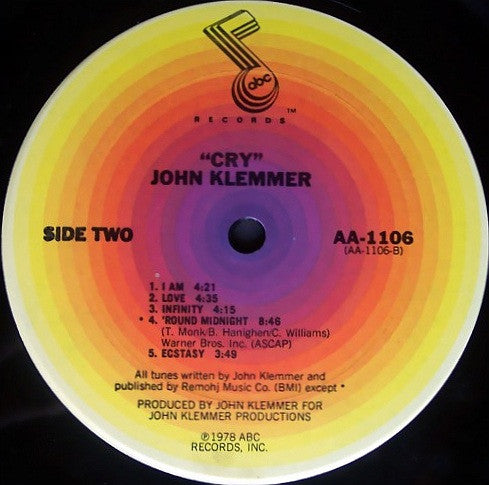 John Klemmer - Cry