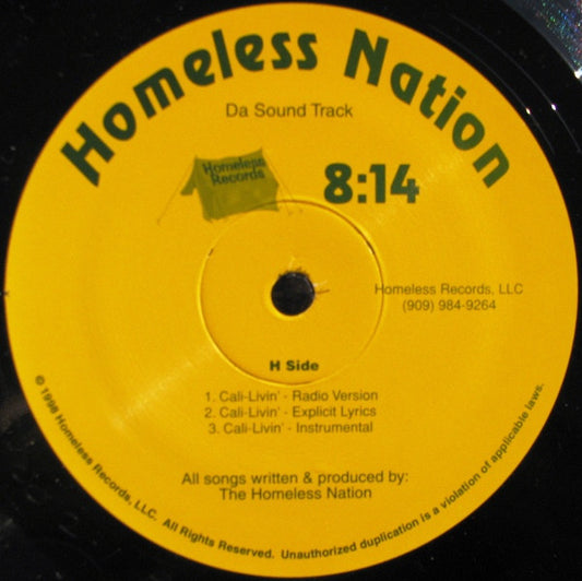 Homeless Nation - Cali-Livin' / Avalanche