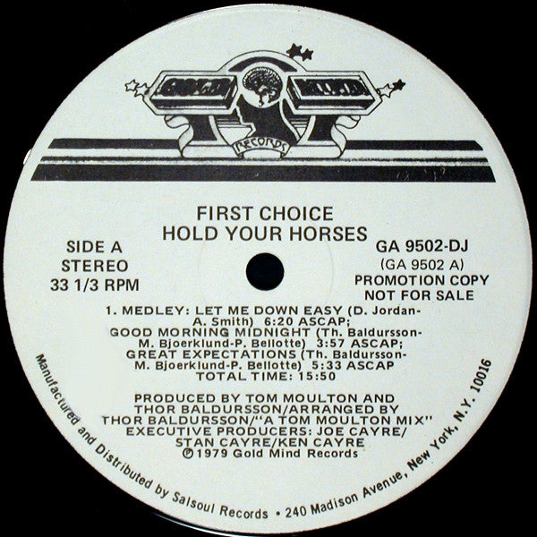 First Choice - Hold Your Horses