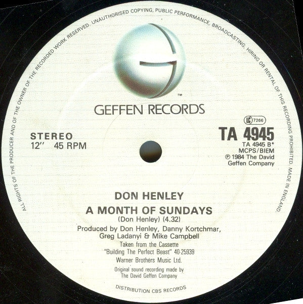 Don Henley - The Boys Of Summer (Extended Version)