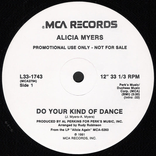 Alicia Myers - Do Your Kind Of Dance