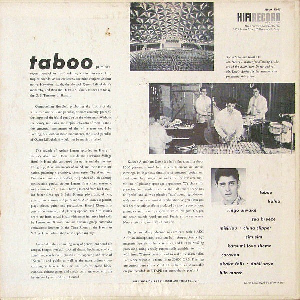 Arthur Lyman - Taboo