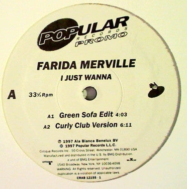 Farida Merville - I Just Wanna