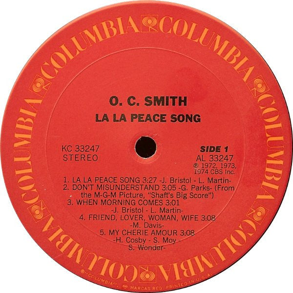 OC Smith - La La Peace Song