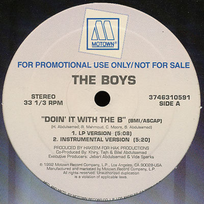 The Boys - Doin' It With The B