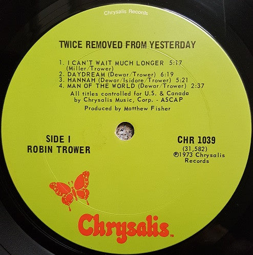 Robin Trower - Twice Removed From Yesterday