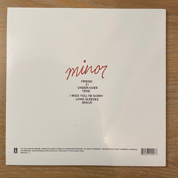 Gracie Abrams - Minor
