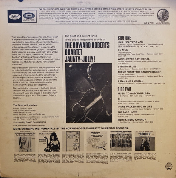 The Howard Roberts Quartet - Jaunty-Jolly!