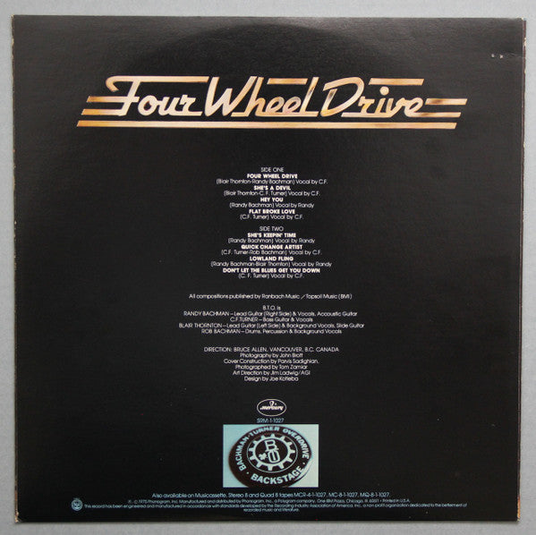 Bachman-Turner Overdrive - Four Wheel Drive