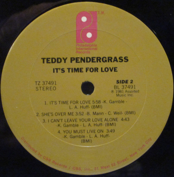 Teddy Pendergrass - It's Time For Love