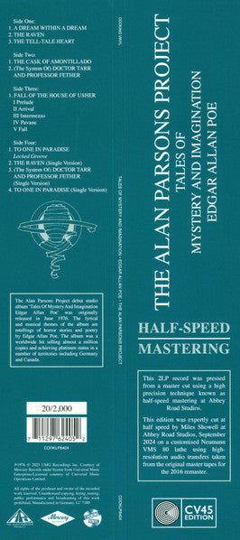 The Alan Parsons Project - Tales Of Mystery And Imagination - Edgar Allan Poe