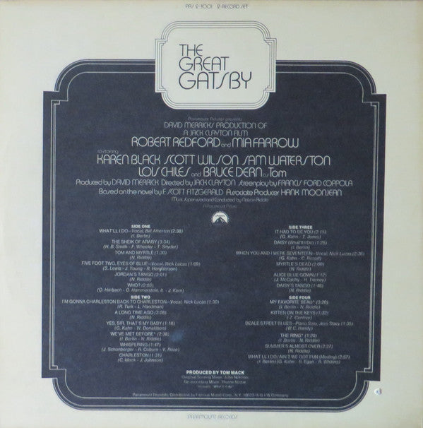 The Great Gatsby (Original Soundtrack Recording)