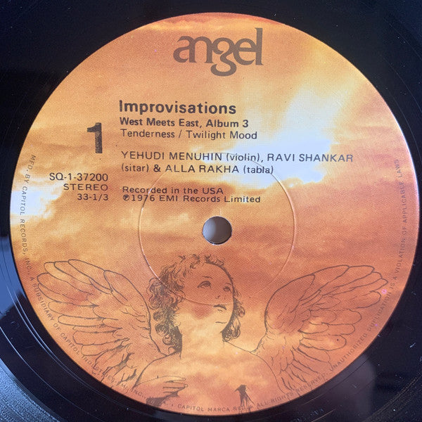 Yehudi Menuhin - Improvisations - West Meets East - Album 3