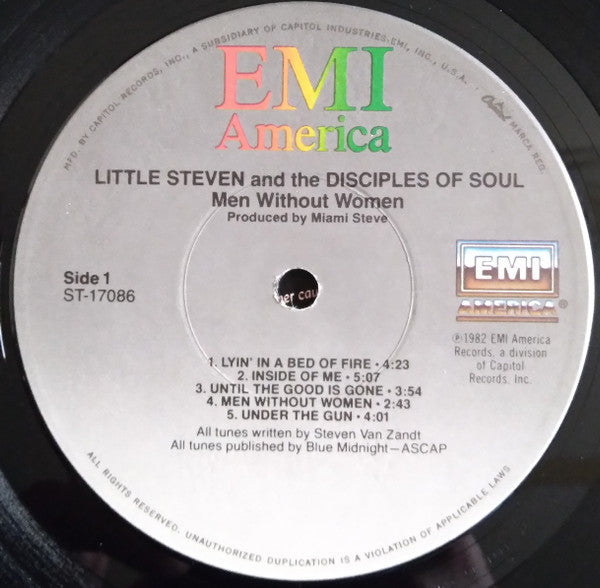 Little Steven And The Disciples Of Soul - Men Without Women