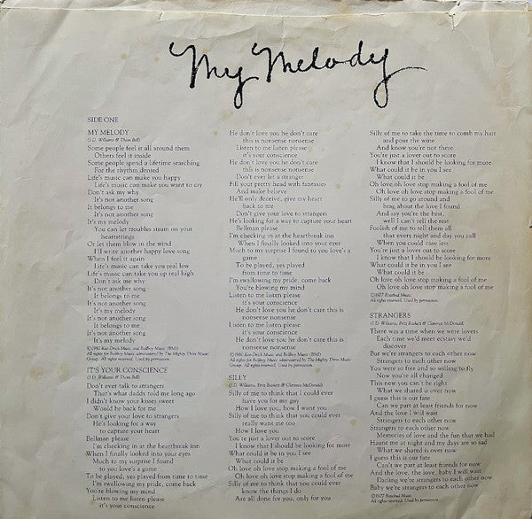 Deniece Williams - My Melody