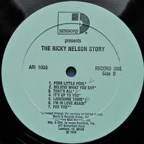 Ricky Nelson (2) - The Ricky Nelson Story