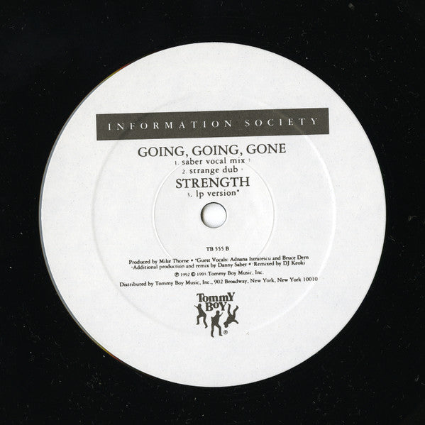 Information Society - Going, Going, Gone b/w Strength