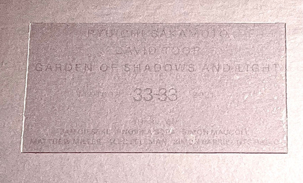 Garden Of Shadows And Light