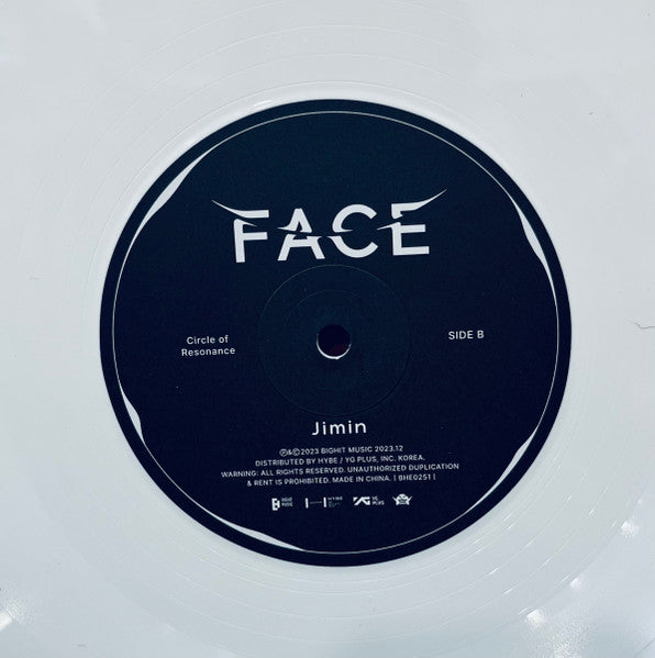 Jimin (2) - Face [WHITE VINYL]