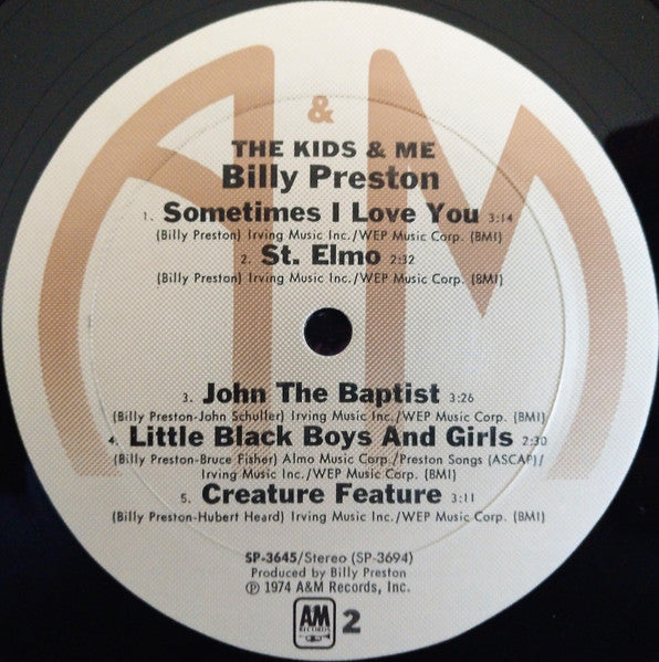 Billy Preston - The Kids & Me