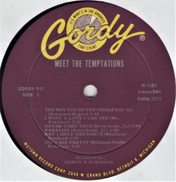 The Temptations - Meet The Temptations