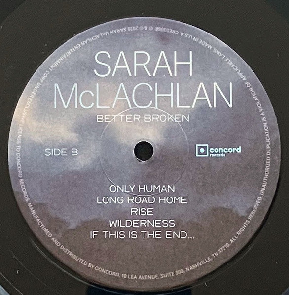 Sarah McLachlan - Better Broken