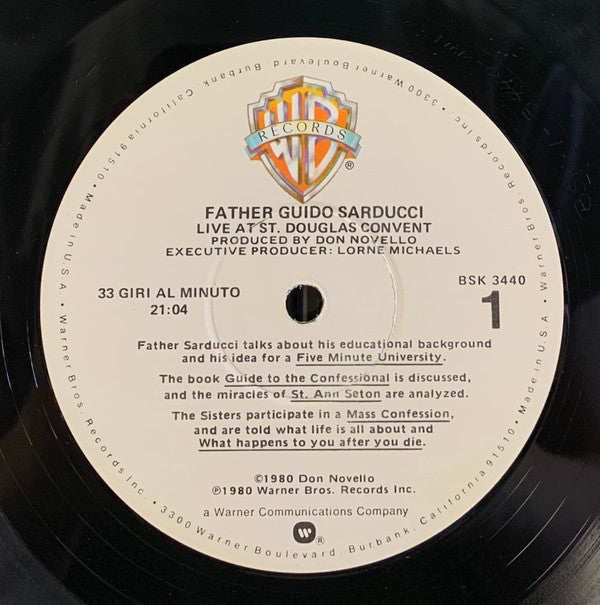 Father Guido Sarducci - Live At St. Douglas Convent