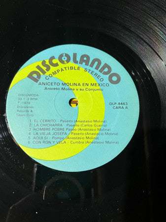 Aniceto Molina Y Su Conjunto - Aniceto Molina En Mexico