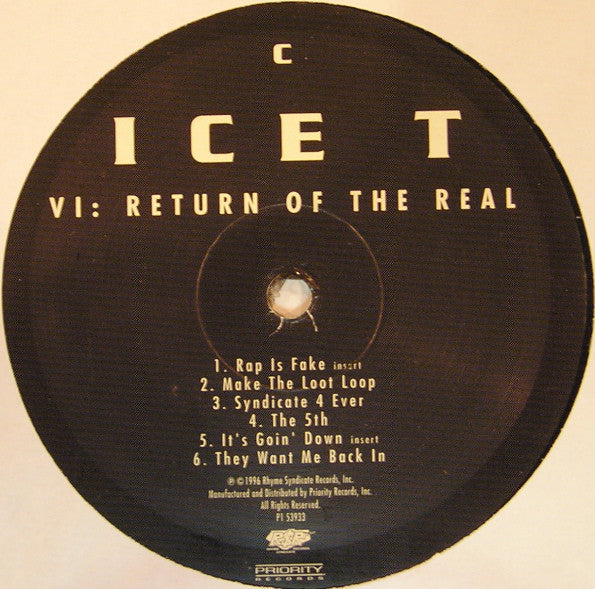 Ice-T - VI: Return Of The Real
